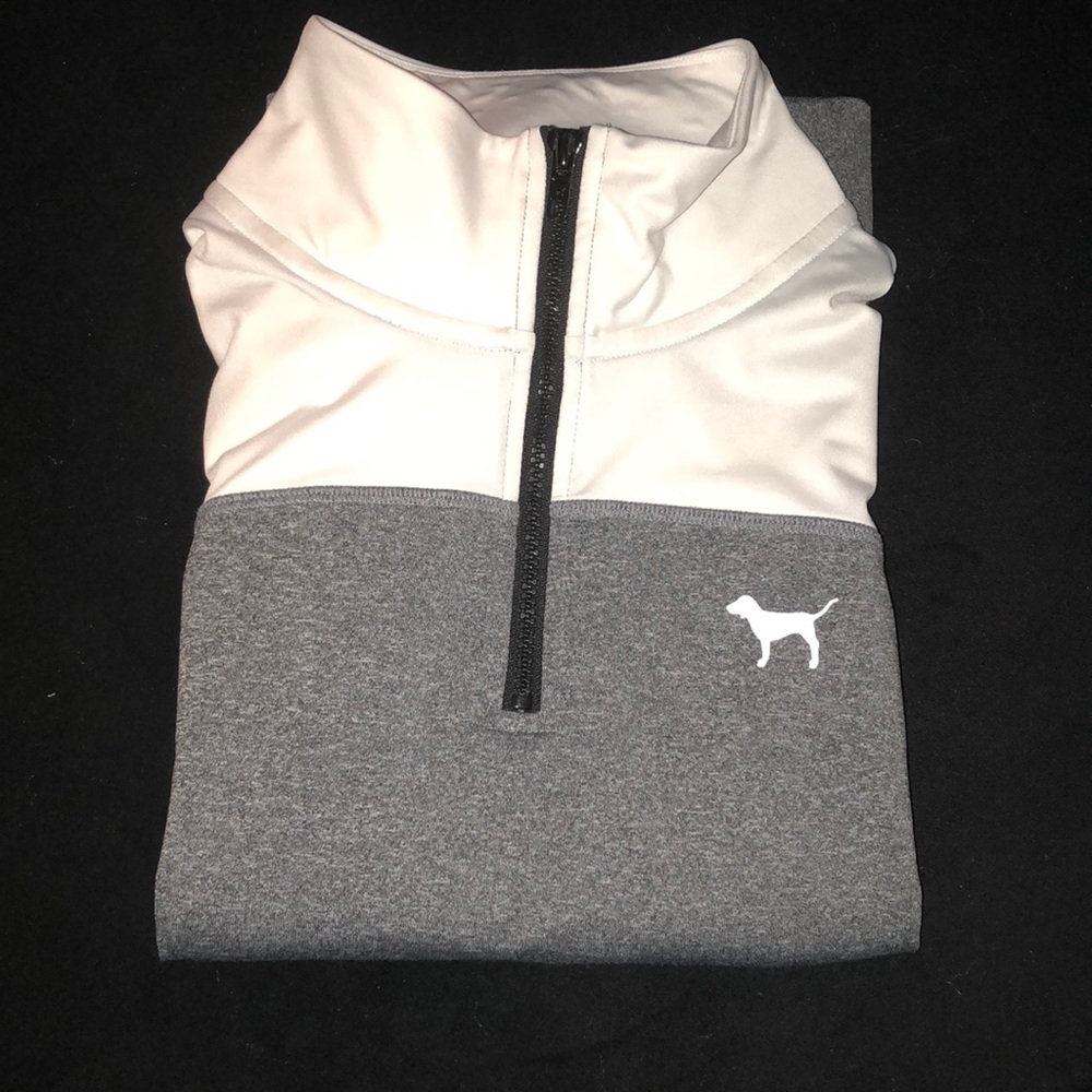 PINK/VS quarter zip up jacket